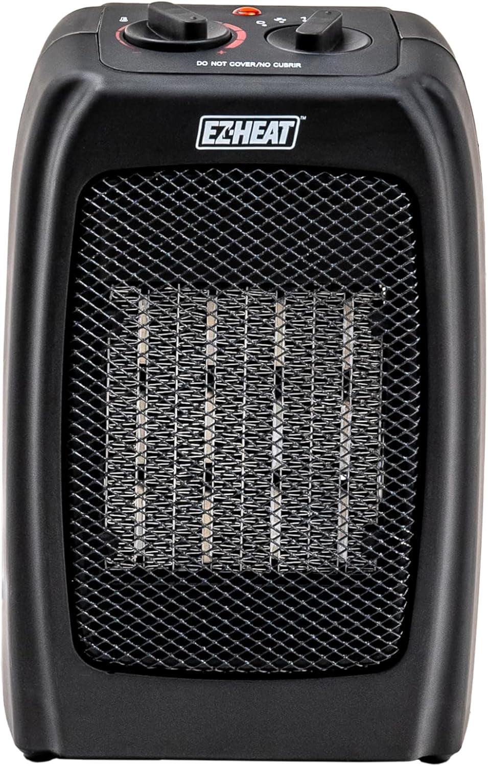 Electric Ceramic Portable Space Heater with Thermostat and Fan, Built-In Overheat Sensor, and Safety Tip-Over Switch, ST-MTPTC113